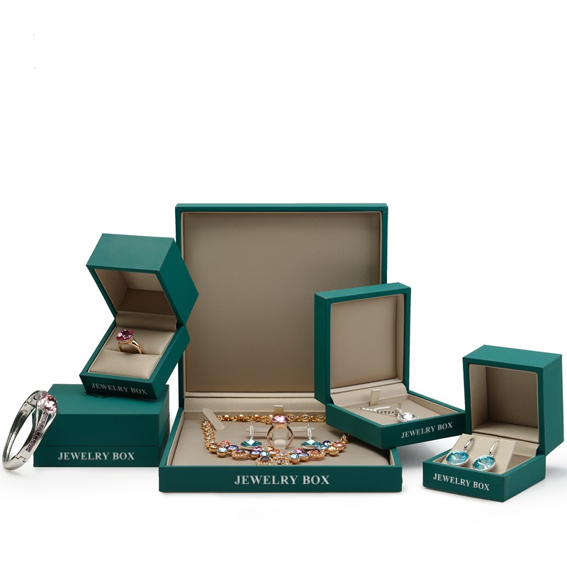 H027 Plastic boxes covered with paper