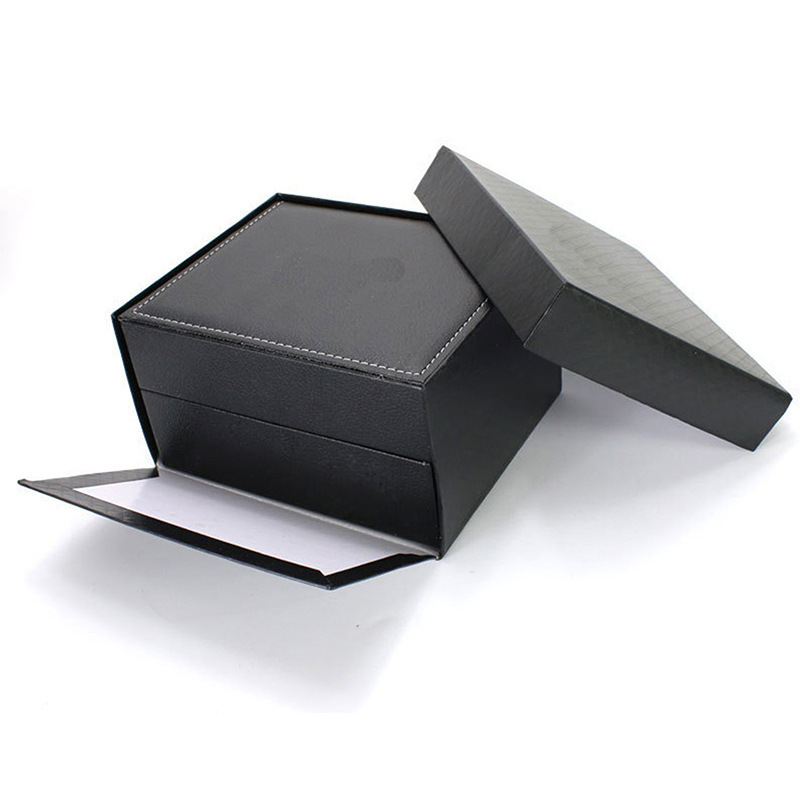 AD3 black leather watch boxes
